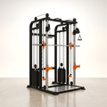 Smith Machine Cable Crossover Built for Full-Body Training, Multifunction Design, Durable Metal Construction