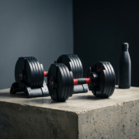 Adjustable Dumbbell Set — Studio Shot
