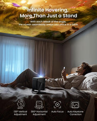 N1S Ultra 4K Triple Laser Projector with Wifi and Bluetooth, 2800 ISO Lumens, Google TV, 360° Sensorless Picture Correction, 300", HDR10, 20W Dolby Digital Plus, 3D-Active, Smart and Portable