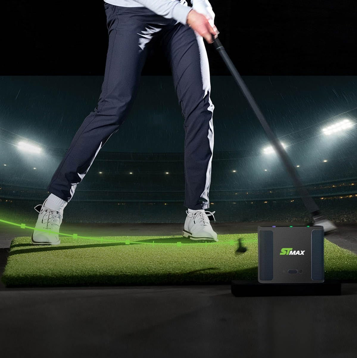 ST MAX Launch Monitor – GOLFTEC Speed Training, Dual Doppler Radar & Photometric Cameras, Precision Ball & Club Data, Golf Simulator