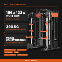 Home Gym Smith Machine Cable Crossover Weightlifting Sports Training — Results & Stats