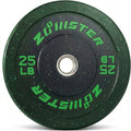Olympic Bumper Plates Built for Heavy Lifting, 2-Inch Steel Insert, High Bounce Rubber, Strength Training
