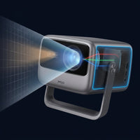 JMGO N1S 4K Portable Projector with RGB Triple Laser Optics, Google TV &amp; Intelligent Auto Adjustment — How It Works