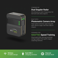 ST MAX Launch Monitor with GOLFTEC Speed Training, Dual Doppler Radar &amp; Photometric Cameras — Results & Stats