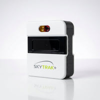SkyTrak+ Portable Golf Sim Studio with SKYTRAK+ Launch Monitor, 10x7 Net &amp; Interlocking 5x3 Golf Hitting Mat — Studio Shot