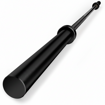 Olympic Barbell 7Ft, Barbell for Weightlifting and Powerlifting 45Lb, Olympic Bar for 1500Lbs Capacity, Weight Bar Fit 2” Standard Weights (Fully Black, 7Ft)