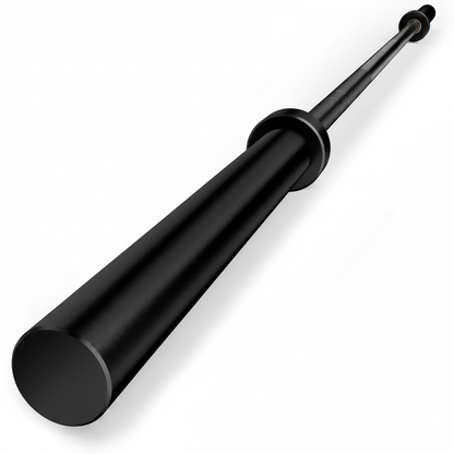 Olympic Barbell 7Ft, Barbell for Weightlifting and Powerlifting 45Lb, Olympic Bar for 1500Lbs Capacity, Weight Bar Fit 2” Standard Weights (Fully Black, 7Ft)