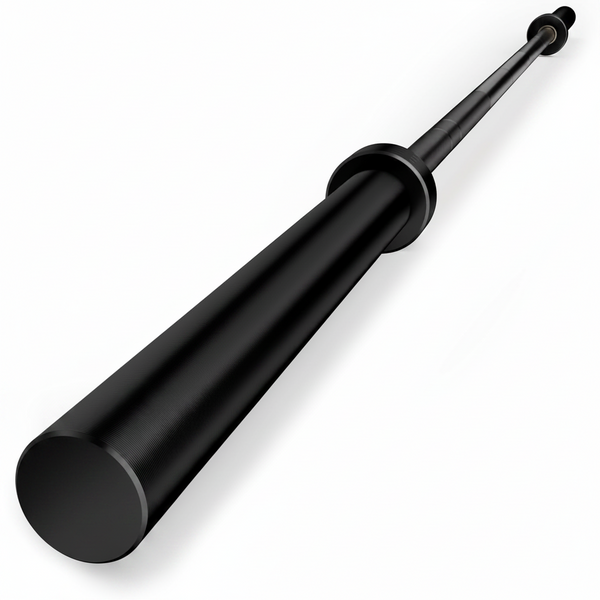 Olympic Barbell 7Ft, Barbell for Weightlifting and Powerlifting 45Lb, Olympic Bar for 1500Lbs Capacity, Weight Bar Fit 2” Standard Weights (Fully Black, 7Ft)