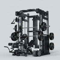 Smith Machine Cable Crossover Built for Full-Body Training, Multifunction Design, Durable Metal Construction