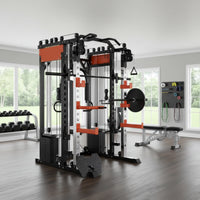 Smith Machine Cable Crossover Built for Full-Body Training, Multifunction Design, Durable Metal Construction