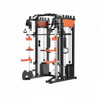 Smith Machine Cable Crossover Built for Full-Body Training, Multifunction Design, Durable Metal Construction